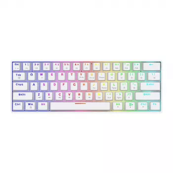 Mechaninė klaviatūra Whiteout X2, Outemu Blue, Hot Swap Savio Savgk-white