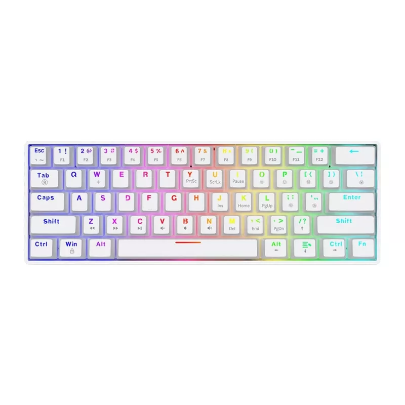 Mechaninė klaviatūra Whiteout X2, Outemu Blue, Hot Swap Savio Savgk-white