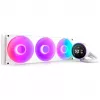 Kraken Elite 420 RGB 420 mm, skysčio aušinimas, baltas