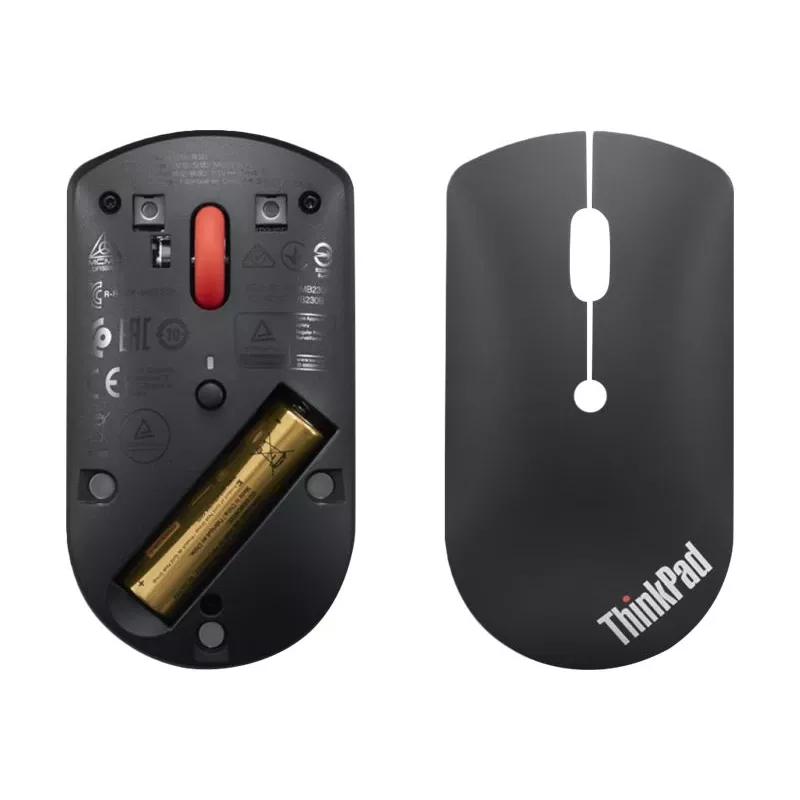 Lenovo 4Y50X88823 pelė Biurui Abiem rankoms tinkama Bluetooth Optinė 2400 DPI