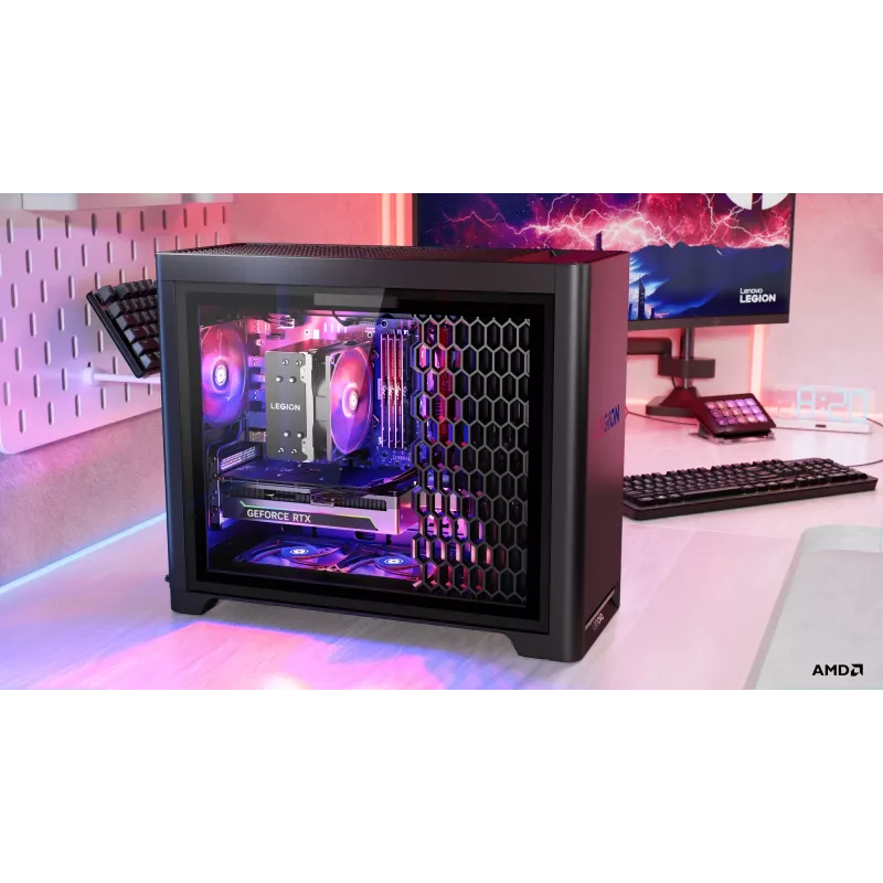 Lenovo Legion | T5 30AGB10 | Stacionarus kompiuteris | Bokštas | AMD Ryzen 7 | 7700X | 32 (2x16GB) GB | UDIMM DDR5 | 512 GB | NVIDIA GeForce RTX 5070 | Be klaviatūros | Windows 11 Pro | Garantija 24 mėn.