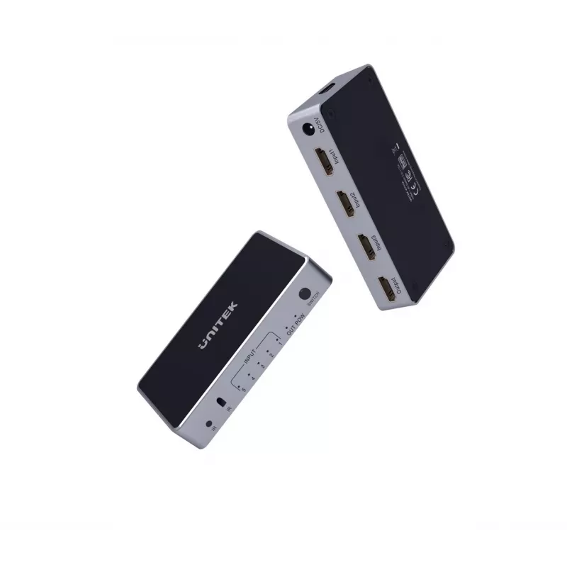 HDMI vaizdo jungiklis Unitech V1110A 4K 1.4b 5V 1A