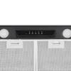 Sieninis gartraukis CATA 02030408 — 492 mm plotis, 645 m³/h, metaliniai riebalų filtrai, LED apšvietimas