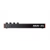 MIDI valdiklis AKAI APC Key 25 MK2 — 25 greičiui jautrūs klavišai, 40 pagalvėlių, RGB apšvietimas, 8 enkoderiniai valdikliai, maitinamas USB