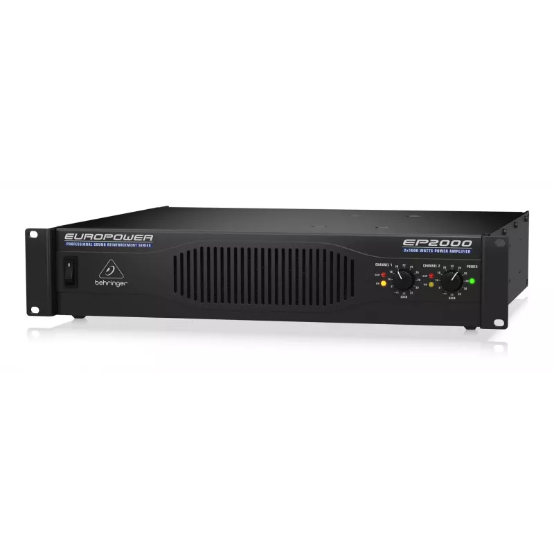 Behringer EP2000 garso stiprintuvas, spektakliams / scenai, juodas