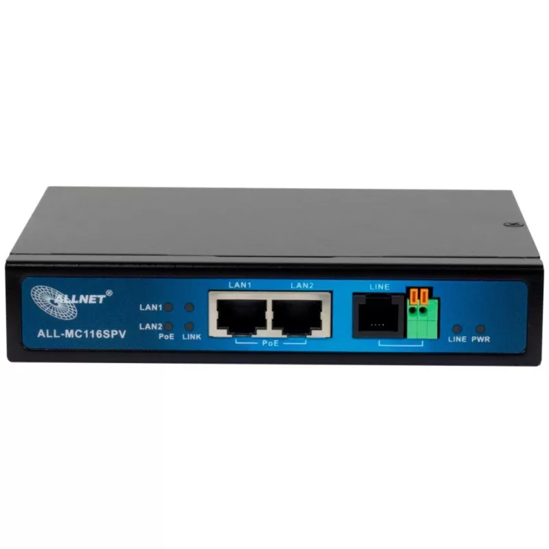 ALLNET ALL-MC116SPV-VDSL2 maršrutizatorius be „Wi-Fi“ IEEE 802.3ab
