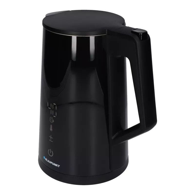 Elektrinis virdulys BLAUPUNKT EKD601, 1,7 l, 2200 W, reguliuojamas 40–100 °C, juodas, nerūdijantis plienas