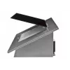 Virtuvinis gartraukis AKPO WK-4 Nero Eco 60, 600 mm, plienas ir grūdintas stiklas, 326 m³/h, aliumininis riebalų filtras, 55–61 dB