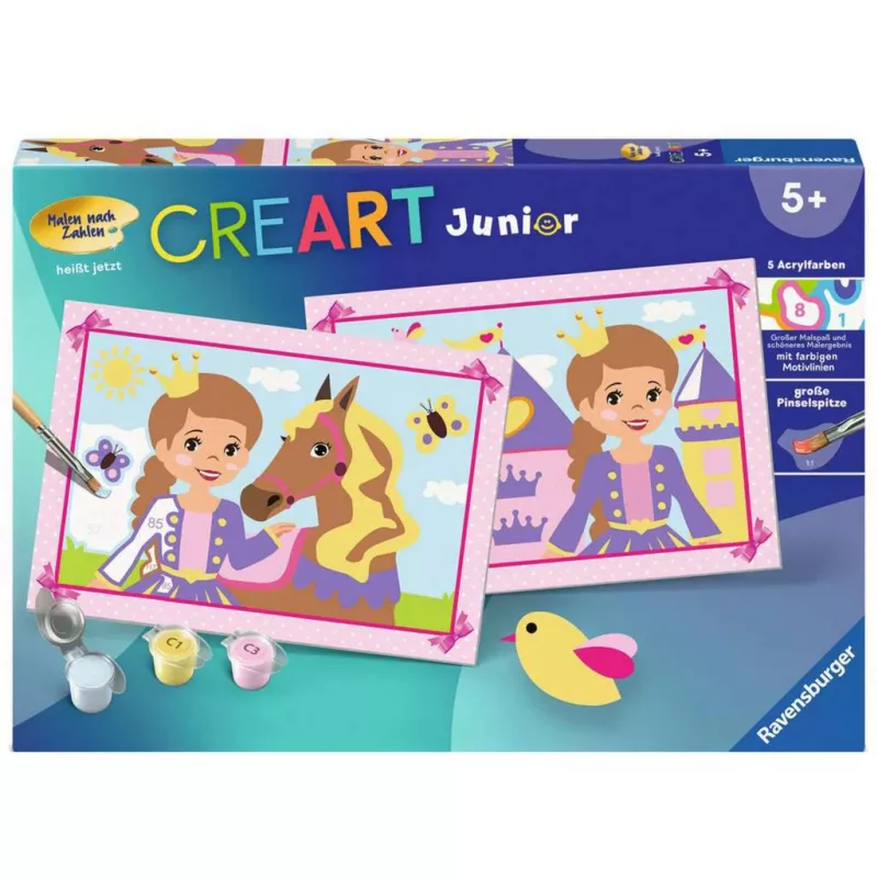 CreArt Junior - Kleine Prinzessin, dažymas