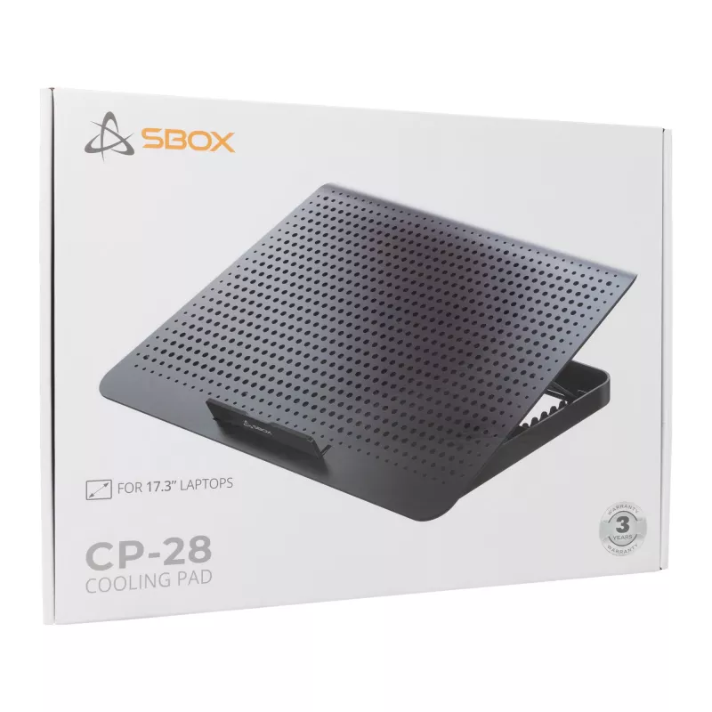 Sbox CP-28 aušinimo padas 17,3 colių nešiojamiesiems kompiuteriams
