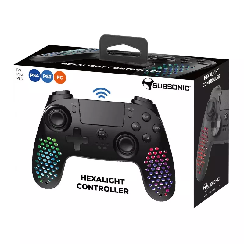 Subsonic SA5654 žaidimų pultas Juoda Bluetooth USB PC PlayStation 4 3