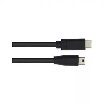Good Connections USB2.0 laidas C-Mini B5pol. juodas 5m