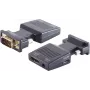 kabelis gender changer VGA (D-Sub) HDMI + 3.5mm ShiverPeaks BS10-01005