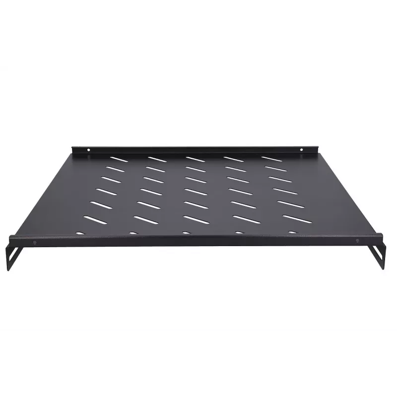 Stovo lentyna Extralink FIXED SHELF FOR 800MM DEPTH CABINET 19 col. 500MMX1U JUODA
