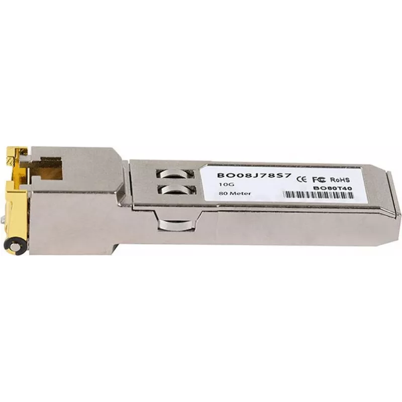 CBO siųstuvas-imtuvas SFP-10G-RJ45-80M 10 Gbps RJ45 10G SFP modulis variui iki 80 m
