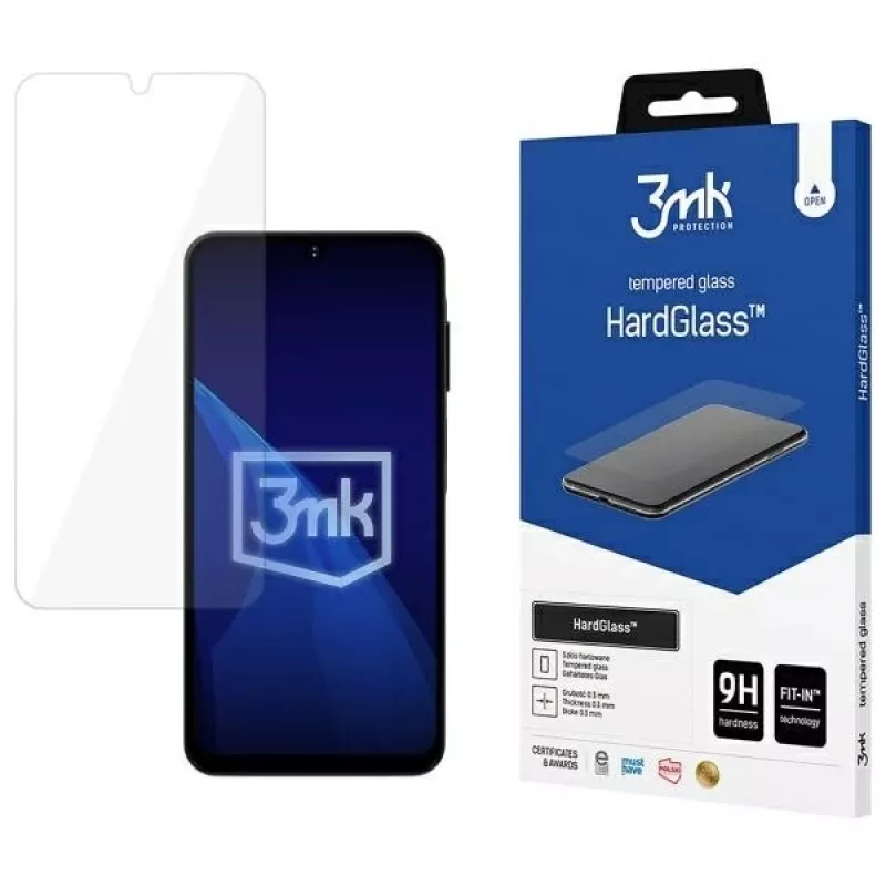3MK HardGlass Clear ekrano apsauga Samsung Galaxy A16 atspari įbrėžimams