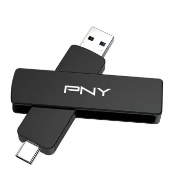 PNY USB Flash 2 TB - PNY OTG DUO LINK V3 - Type-A/Type-C (P-FDI2TBDULNK3TYC-GE)