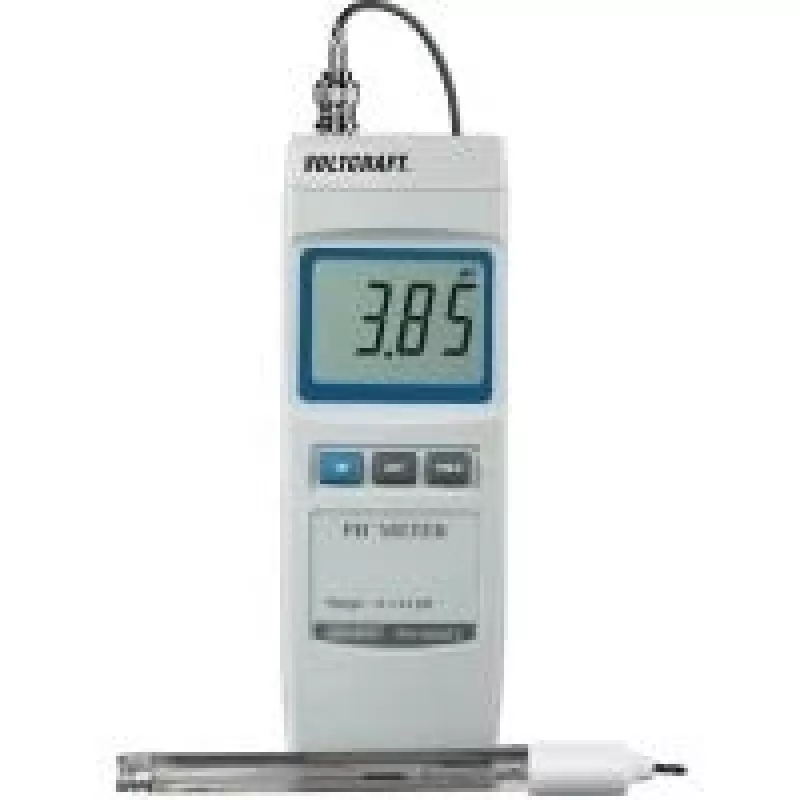 Voltcraft PH-100 ATC skaitmeninis pH matuoklis 0 - 14 pH (YK-21PH W/ PE-03)