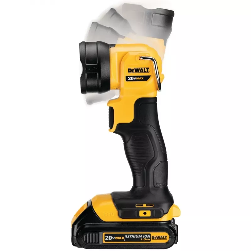 Dewalt 18V XR Li-Ion belaidis LED pasukamas žibintuvėlis - korpusas be baterijos
