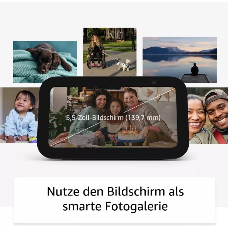 Išmanusis garsiakalbis Amazon Echo Show 5 (3 kartos), juodas