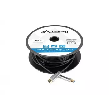 HDMI laidas Lanberg CA-HDMI-20FB-1000-BK 100m