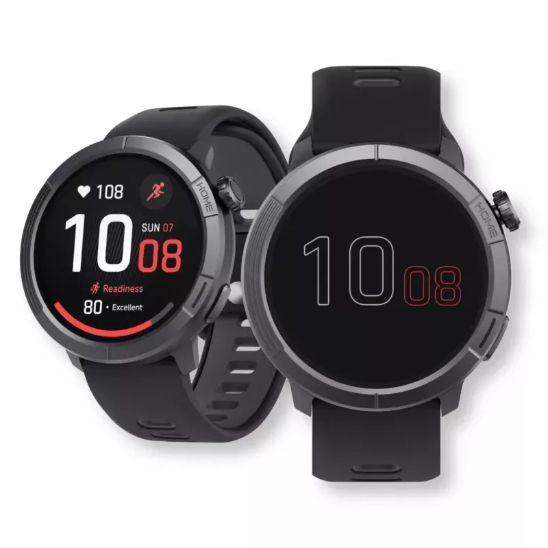 Stelio rankinis laikrodis STSWA102BT Activ Pro GPS 46 mm juodo titano korpusas