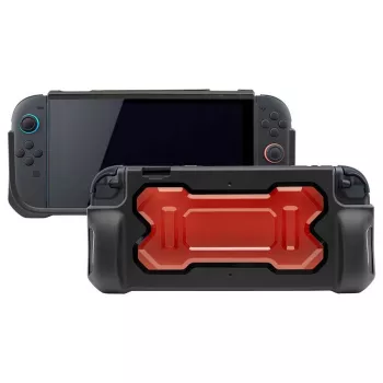 Kietas dėklas Nintendo Subsonic SA5715 TPU juoda raudona