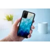 „iKins“ apsauginis dėklas „Samsung Galaxy S20+“ – melsvai juoda apdaila