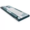 Montech MKey TKL klaviatūra, skirta žaidimams, USB, tamsiai pilka, šviesiai mėlyna, balta