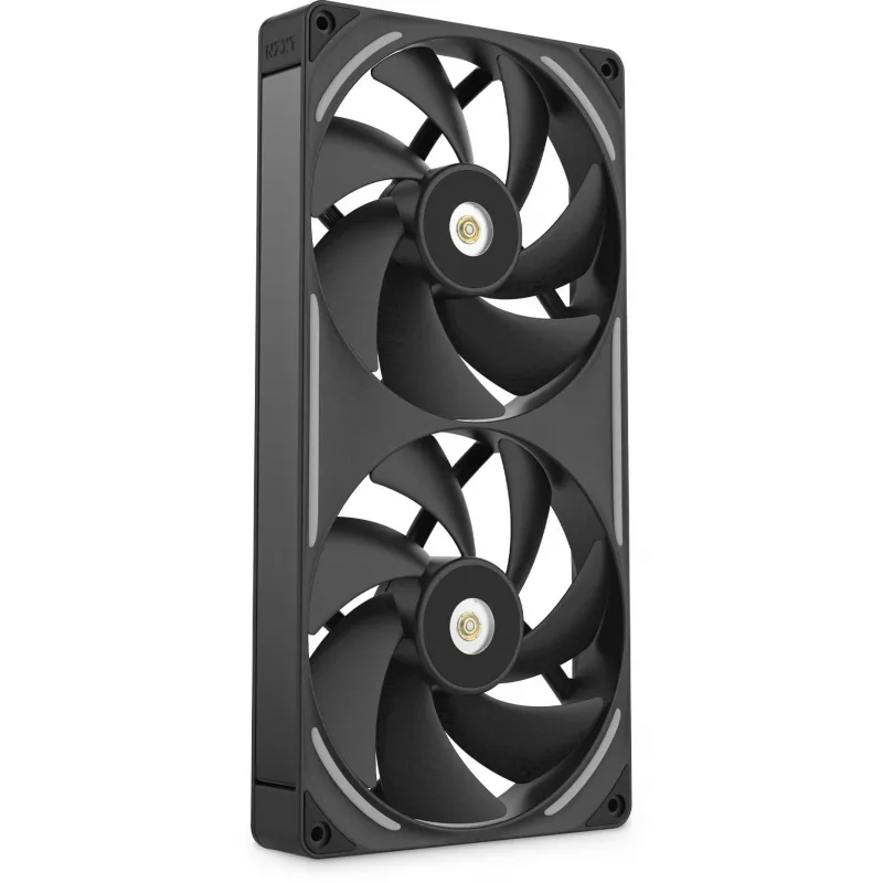 Kompiuterio korpuso ventiliatorius NZXT F280X 140 mm Juodas, 1 vnt., 280 × 140 × 30 mm