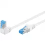 Tinklo komutacinis kabelis GOOBAY 51563 Cat6a S/FTP (S‑STP) 0,5 m RJ‑45 balta/mėlyna