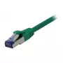 Pataisymo kabelis RJ45 - CAT6A 500Mhz - 5m - žalias - S-STP(S/FTP) - komponentų testuotas (GHMT sertifikuotas) - AWG