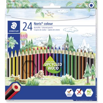 Spalvoti pieštukai Staedtler Noris colour 185 Įvairiaspalviai 24 vnt.
