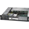 Super Micro Supermicro SC823M TQC-R802LPB - stovas - montuojamas į stovą - 2U - patobulinta, išplėstinė ATX - SATA/SAS - karšto keitimo 800 vatų - juoda (CSE-823MTQC-R802LPB)