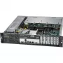 Super Micro Supermicro SC823M TQC-R802LPB - stovas - montuojamas į stovą - 2U - patobulinta, išplėstinė ATX - SATA/SAS - karšto keitimo 800 vatų - juoda (CSE-823MTQC-R802LPB)