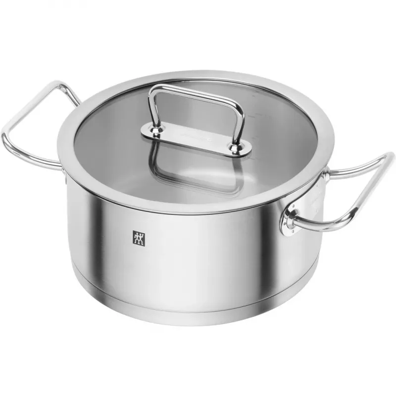 Troškintuvas ZWILLING Pro 24 cm apvalus, 18/10 nerūdijantis plienas