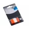 Popierinė rodyklė Global Notes, 25x43 mm, oranžinė, plastikinė (1x50) 0718-205