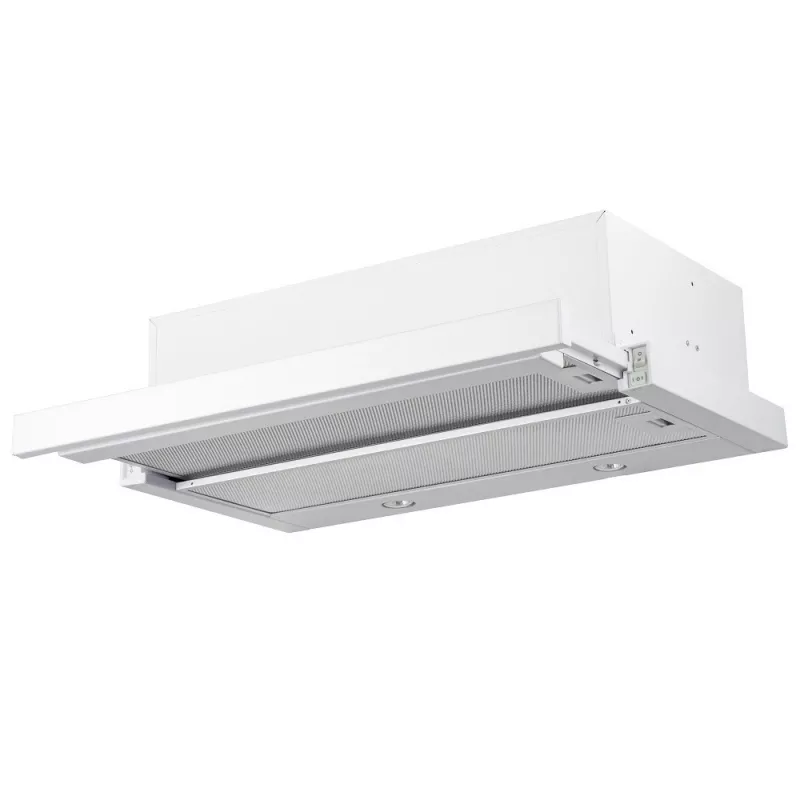 Įmontuojamas gartraukis AKPO WK-7 LIGHT ECO 60 BALTA, metalinis filtras, 58 dB