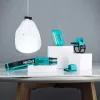 Priekinė lempa Nextool NE20005 įkraunama LED galvos juostos lempa 170 lm, USB-C, 37,8 g, ABS, debesų mėlynumo