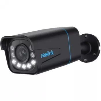 IP apsaugos kamera Reolink P430 Standard — cilindrinė, 8 MP (3840×2160), 5× optinis priartinimas, IP67, PoE/DC, microSD iki 256 GB