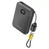 Išorinė baterija Vention FKAB0-C 10000 mAh, 2× USB-C + 1× USB-A, 22,5 W, juoda