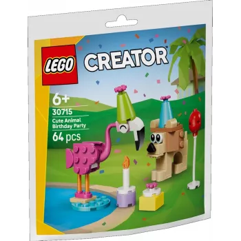 Creator Blocks 30715 Mielas gyvūnų gimtadienio vakarėlis
