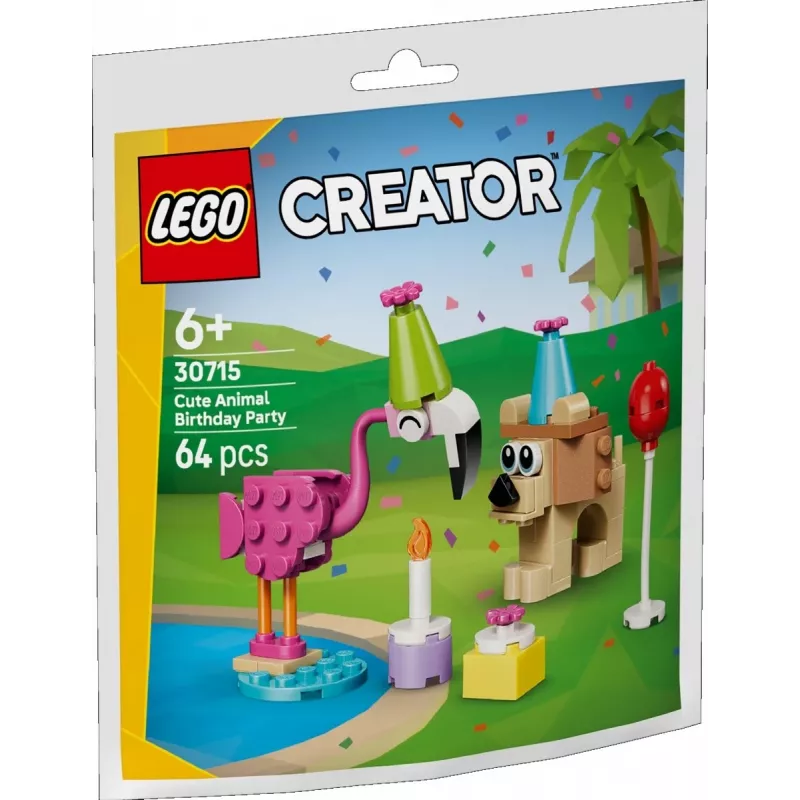 Creator Blocks 30715 Mielas gyvūnų gimtadienio vakarėlis