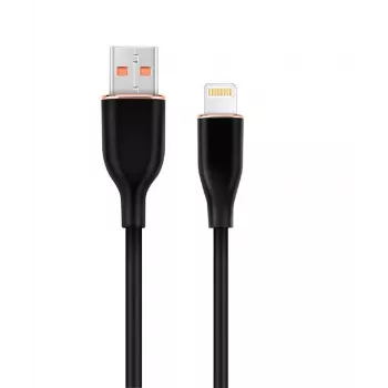 USB-A – Lightning laidas Gembird CC-USB2S-AM8PM-1.5M-BK — USB 2.0, 1,5 m