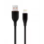 USB-A – Lightning laidas Gembird CC-USB2S-AM8PM-1.5M-BK — USB 2.0, 1,5 m