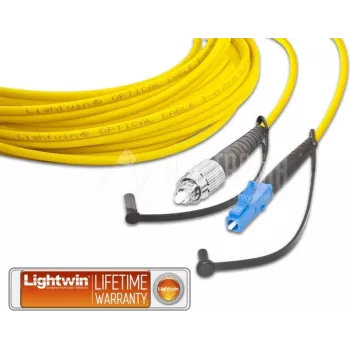 Lightwin aukštos kokybės simpleksinis LWL komutacinis kabelis, SM, FC - LC LWL komutacinis kabelis (LSP-09 FC-LC 10.0)
