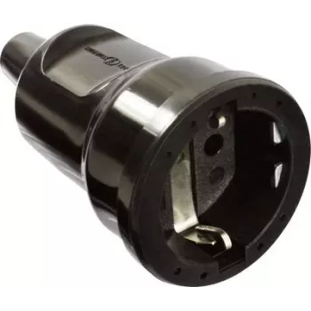 AS SCHWABE PVC mova 16A, 250V, patikima versija, juoda (62225)