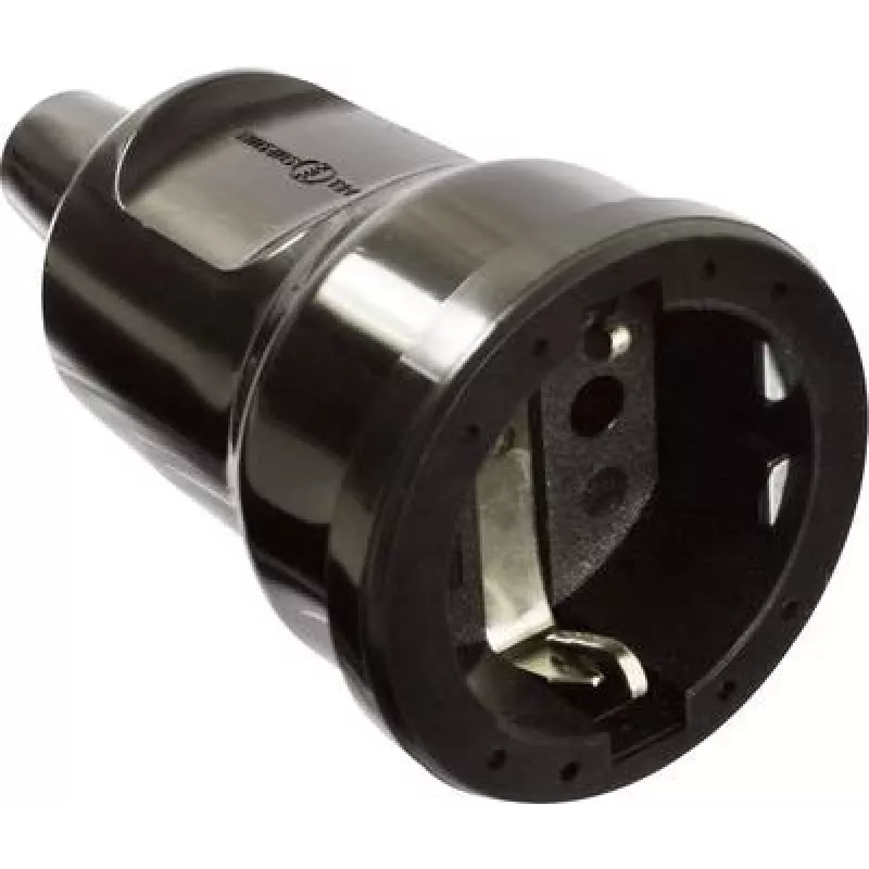 AS SCHWABE PVC mova 16A, 250V, patikima versija, juoda (62225)