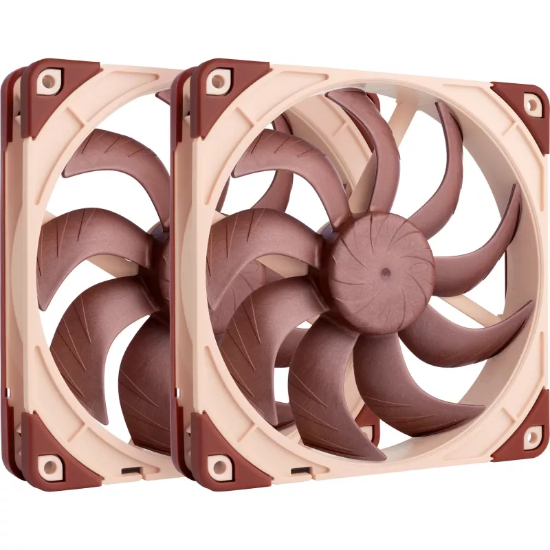 Noctua NF-A14x25 G2 PWM Sx2 PP 140mm dvigubas ventiliatorių rinkinys