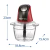 Russell Hobbs 27130-56 elektrinis maisto smulkintuvas 0,5 L 200 W juoda, raudona, permatoma